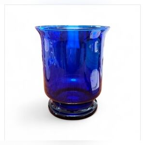 Partylite Cobalt Blue Glass Vase